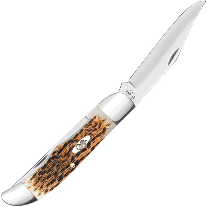 Case Amber Bone folding hunter