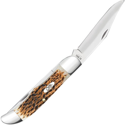 Case Amber Bone folding hunter