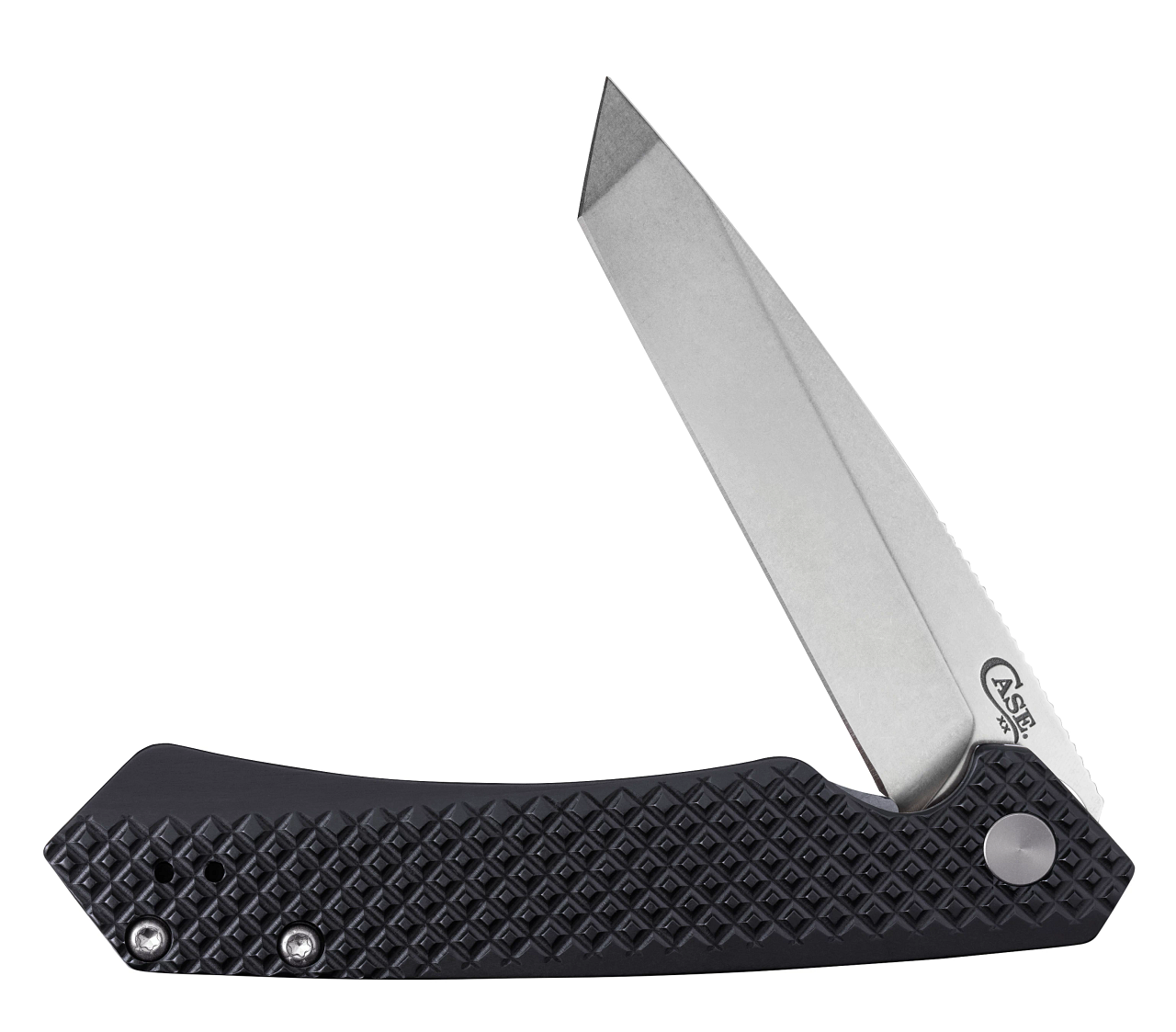 Case Black Anodized Aluminum Milled (Kinzua S35VN) Tanto